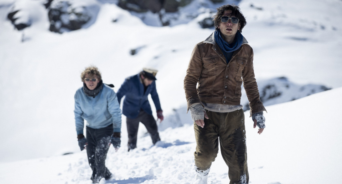 "La sociedad de la nieve". Foto: prensa Netflix.