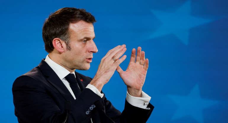 Emmanuel Macron, presidente de Francia. Foto: Reuters.