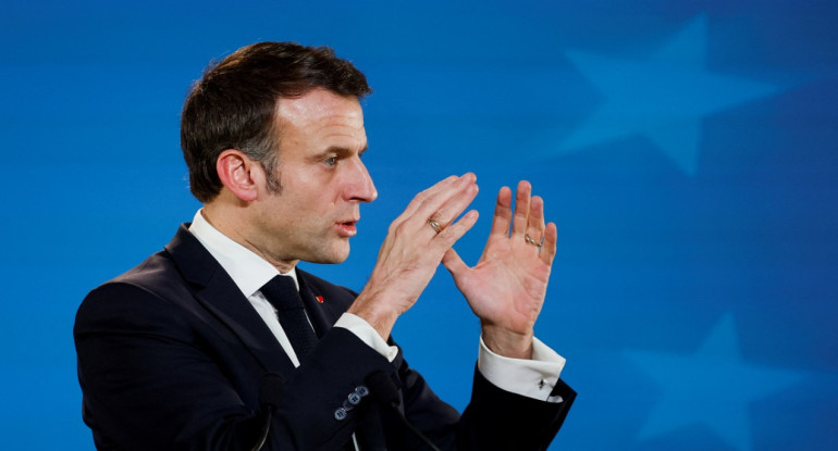 Emmanuel Macron, presidente de Francia. Foto: Reuters.