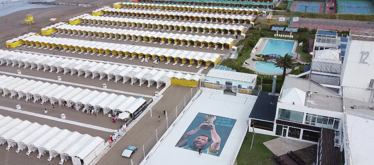 Balneario de Mar del Plata. Foto: NA