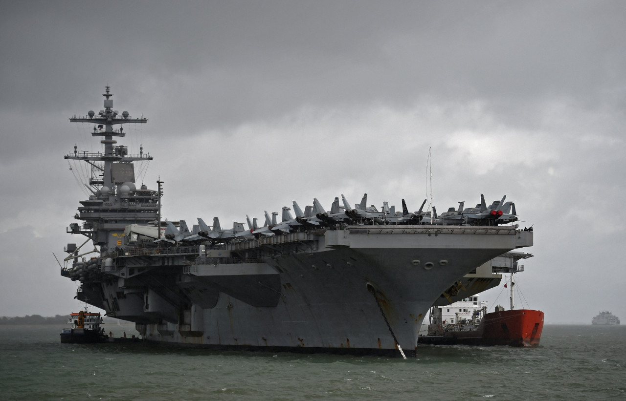 Portaaviones USS George Washington. Foto: Reuters