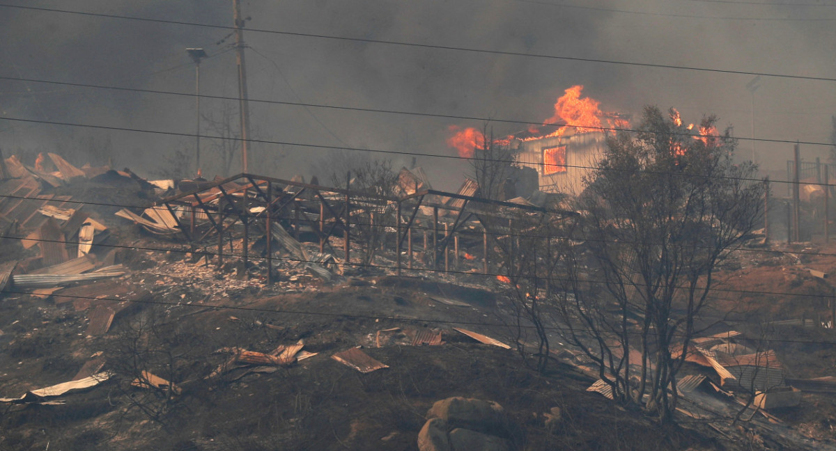 Incendios en Chile. Foto: Reuters.