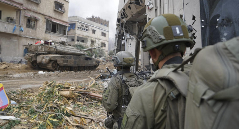 Israel continúa su ofensiva en Gaza. Foto: EFE