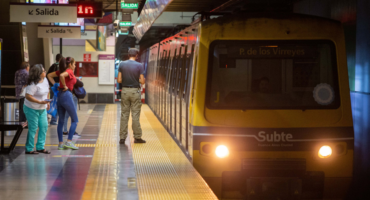 Subte. Foto: NA