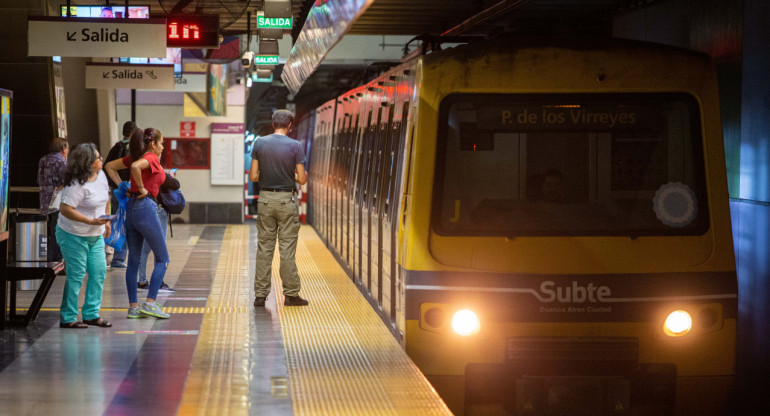 Subte. Foto: NA