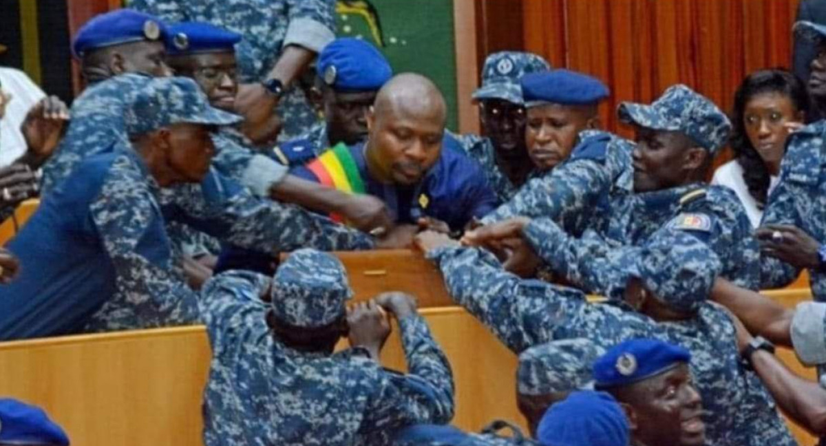 El líder de la oposición senegalesa, Guy Marius Sagna. Foto: Instagram @eograficahistoria1