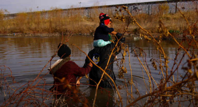 El duro recorrido de los migrantes. Foto: Reuters