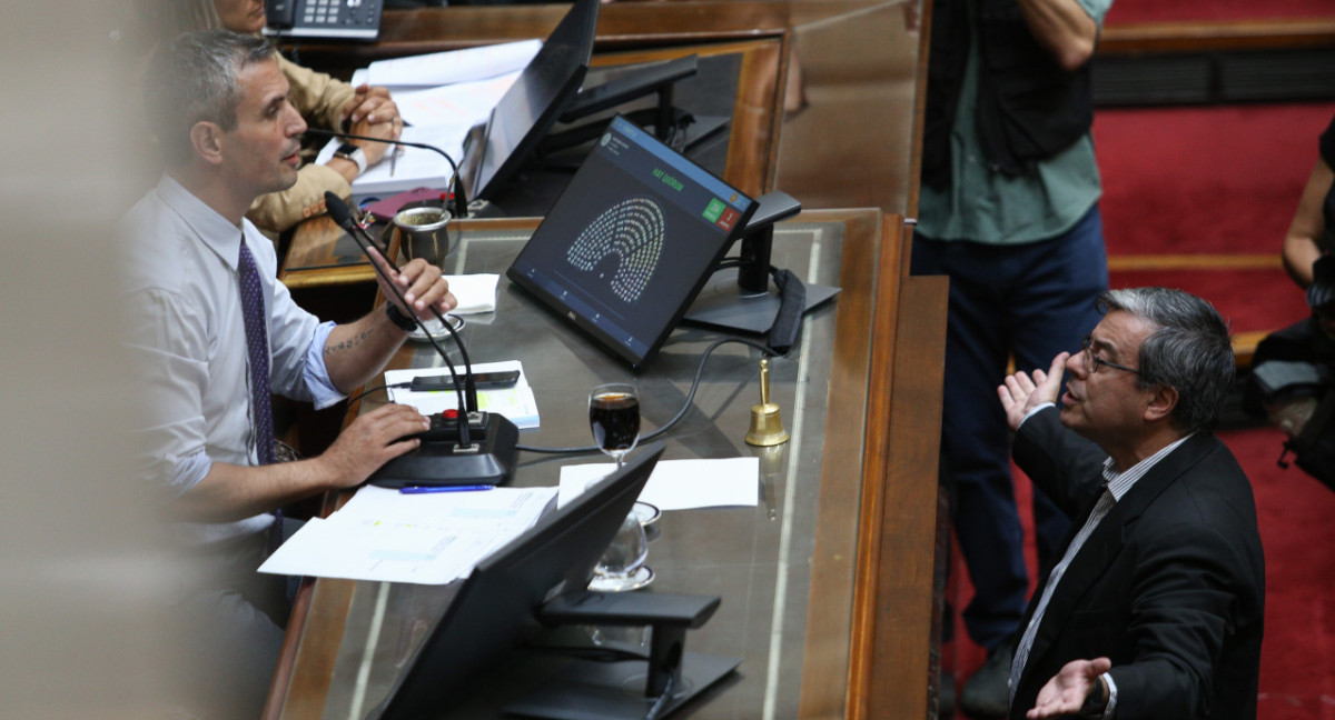 Debate en Diputados de la Ley Ómnibus. Foto: NA.