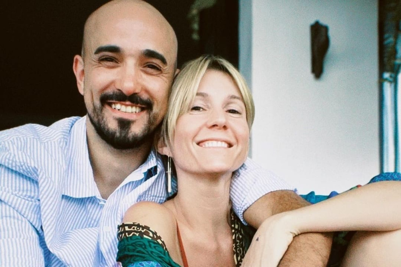 Abel Pintos y Mora Calabrese. Foto: Instagram / abelpintos.