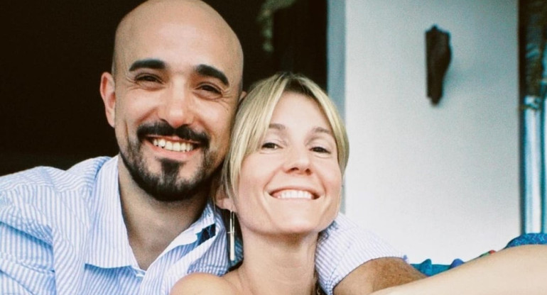 Abel Pintos y Mora Calabrese. Foto: Instagram / abelpintos.