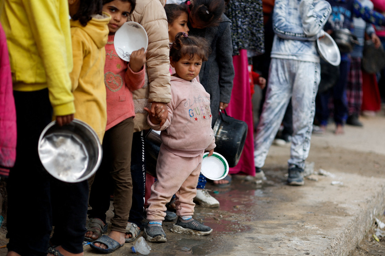 Niños en Gaza. Foto: Reuters.