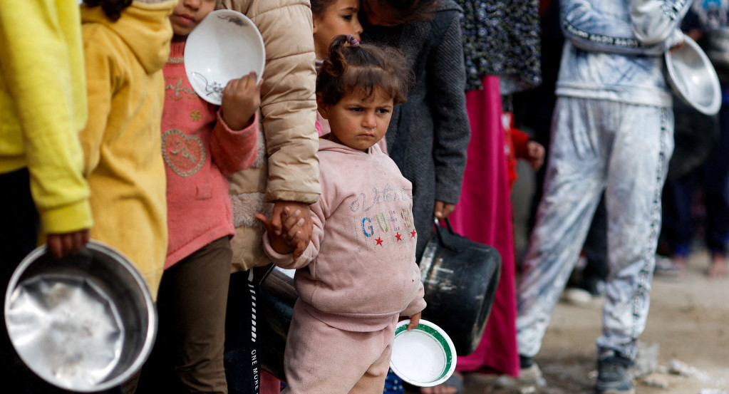 Niños en Gaza. Foto: Reuters.