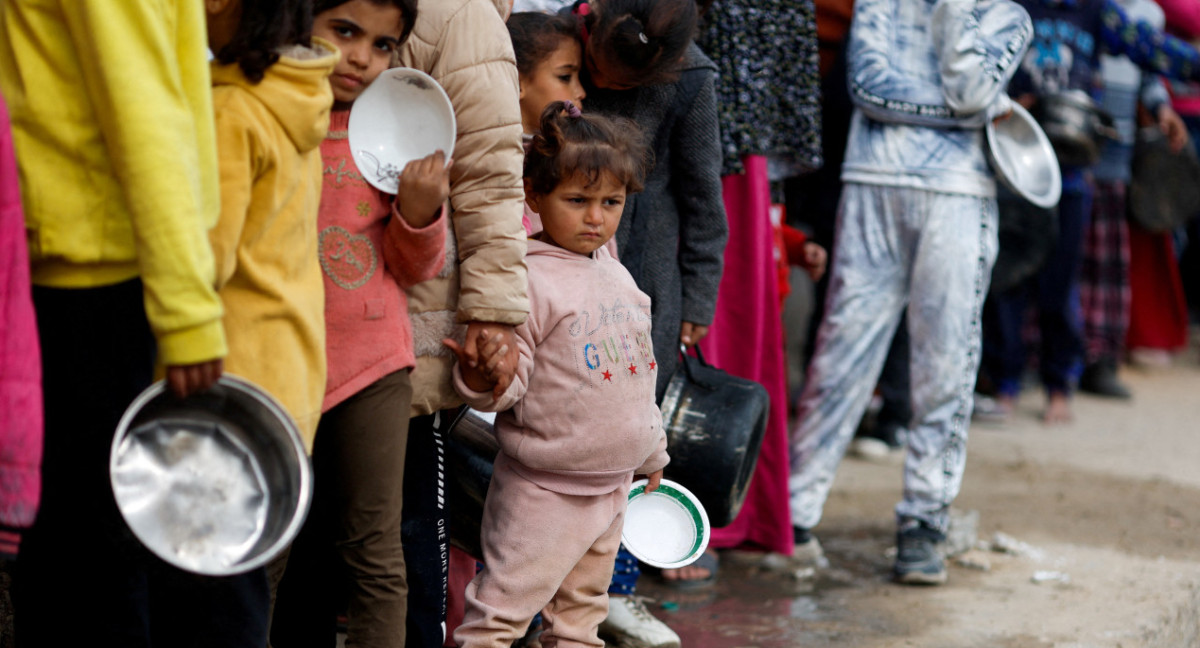 Niños en Gaza. Foto: Reuters.