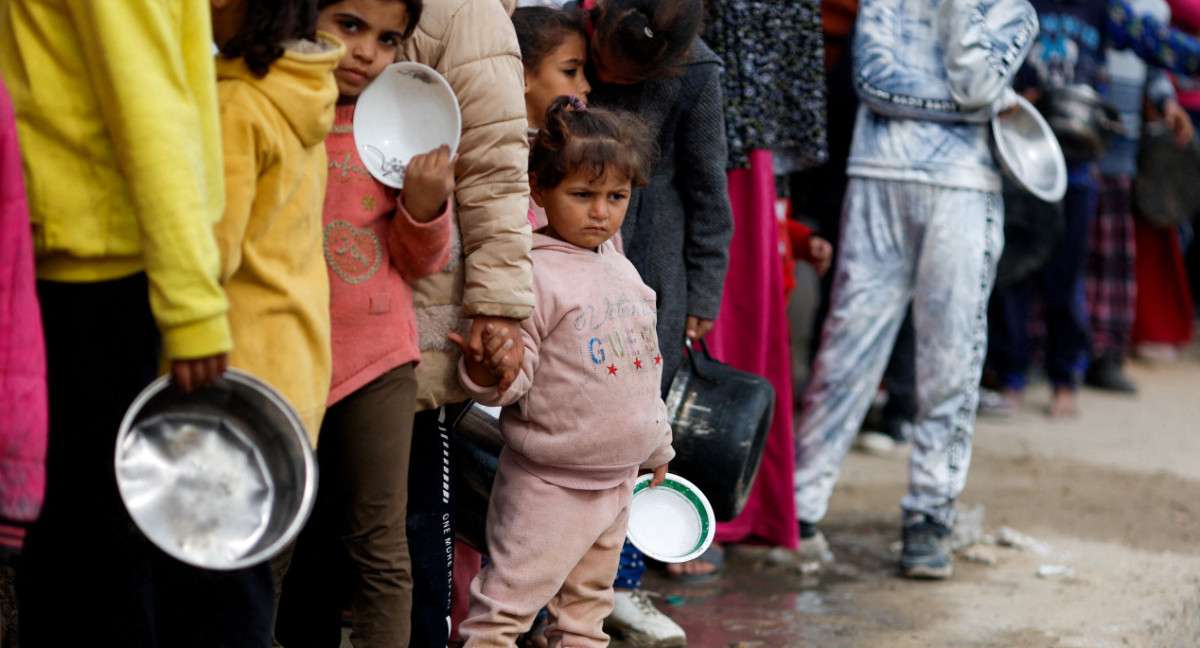 Niños en Gaza. Foto: Reuters.