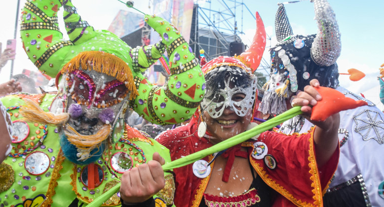 Carnaval en Jujuy. Foto: Télam