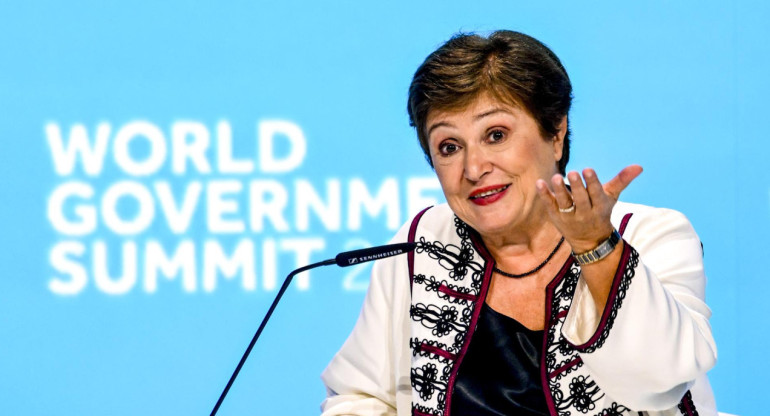 Kristalina Georgieva, World Governments Summit in Dubai. Foto: EFE