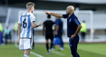 Javier Mascherano en el partido frente a Brasil. Foto: Reuters