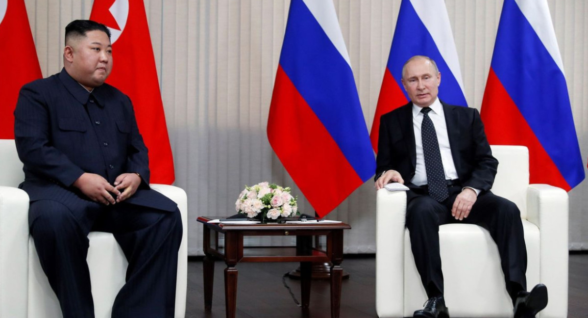 Vladímir Putin y Kim Jong-un, Rusia y Corea del Norte. Foto: EFE