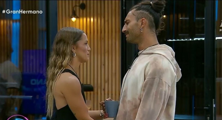 Momento emotivo en Gran Hermano. Foto: Captura.