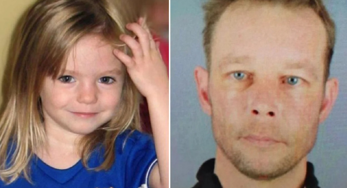 Madeleine McCann y Christian Brueckner. (Foto NA: redes sociales)