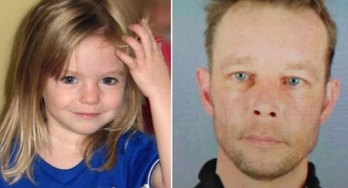 Madeleine McCann y Christian Brueckner. (Foto NA: redes sociales)