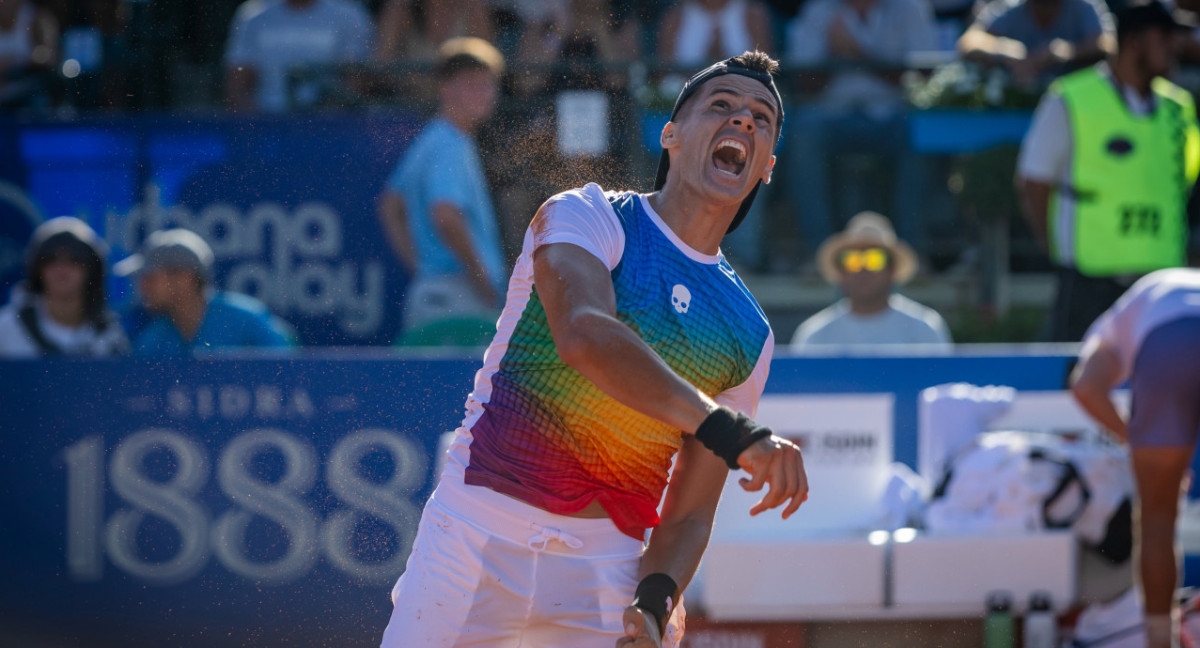 Federico Coria en el Argentina Open. Foto: @ArgentinaOpen.