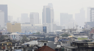 Bangkok, contaminación, Tailandia. Foto EFE.