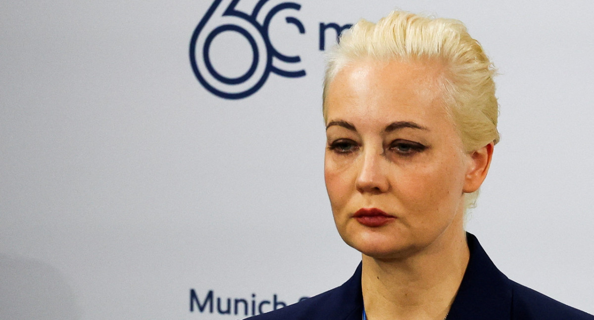 Yulia Navalnaya, esposa de Alexéi Navalny. Foto: REUTERS.