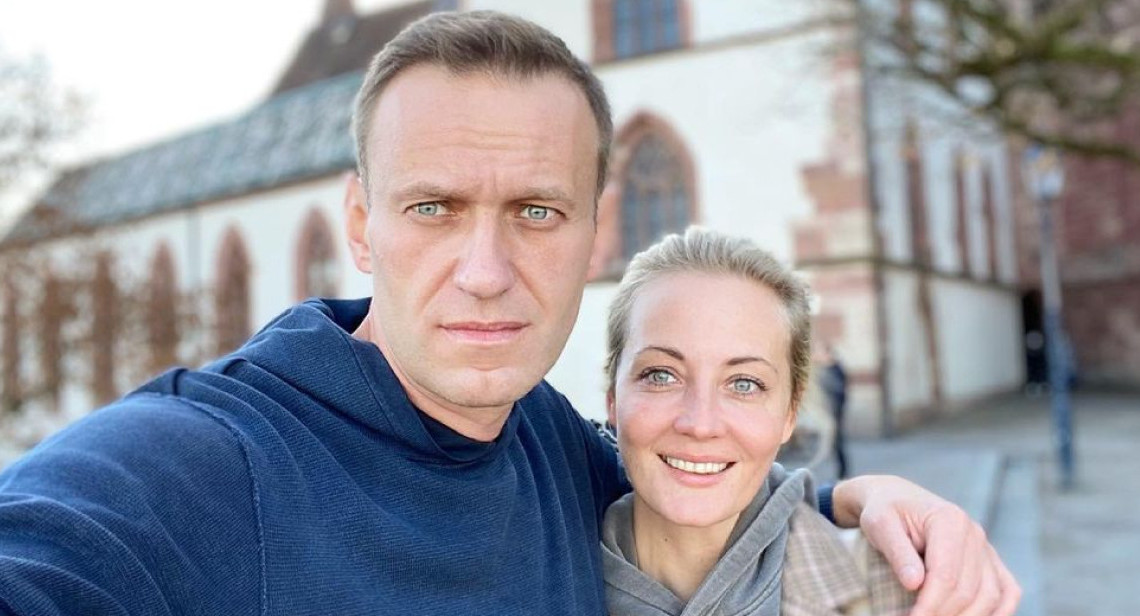 Yulia Navalnaya y Alexéi Navalny. Foto: Instagram @yulia_navalnaya