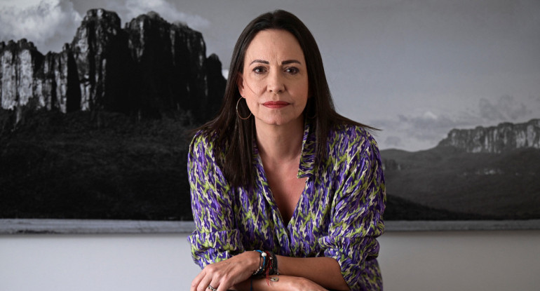 María Corina Machado. Foto: Reuters.