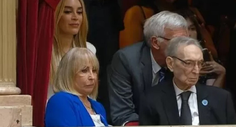 Norberto Horacio Milei y Alicia Luján Lucich, padres de Javier Milei. Foto: captura de pantalla