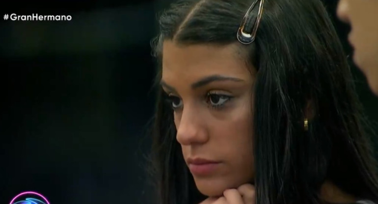 Rosina, sancionada en Gran Hermano. Foto: Captura.