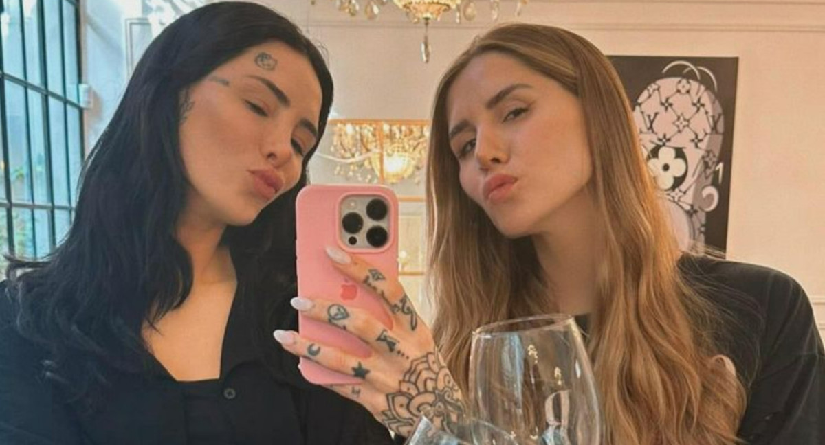 Cande y Mica Tinelli. Foto: Instagram.