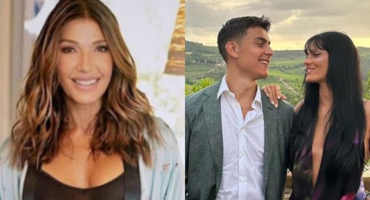 Catherine Fulop, Oriana Sabatini y Paulo Dybala. Fotos: Instagram