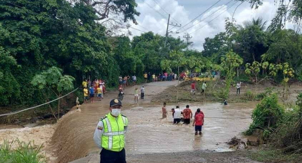 Fuertes lluvias en Ecuador. Foto: Reuters.