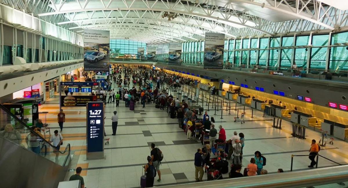 Aeropuerto de Ezeiza. Foto: Télam