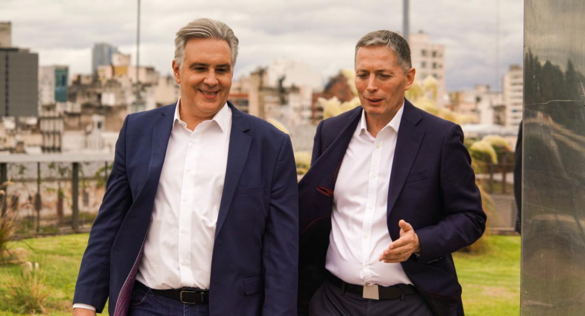 Fernando Gray y el gobernador de Córdoba, Martin Llaryora