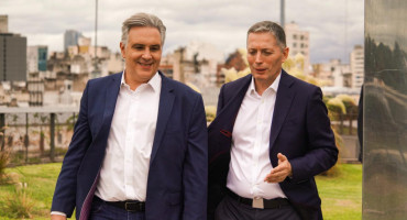 Fernando Gray y el gobernador de Córdoba, Martin Llaryora