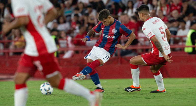 Elián Irala; Huracán vs San Lorenzo. Foto: X @SanLorenzo