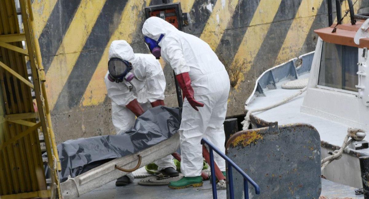 Hallaron un cuerpo en el Riachuelo. Foto: Télam.