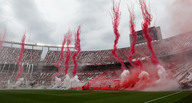 El impresionante recibimiento de River. Foto: Reuters