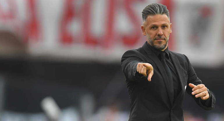 Martín Demichelis, entrenador de River. Foto: Télam