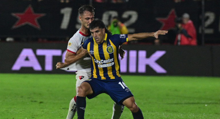 Newells vs Rosario Central, Copa de la Liga. Foto: Télam