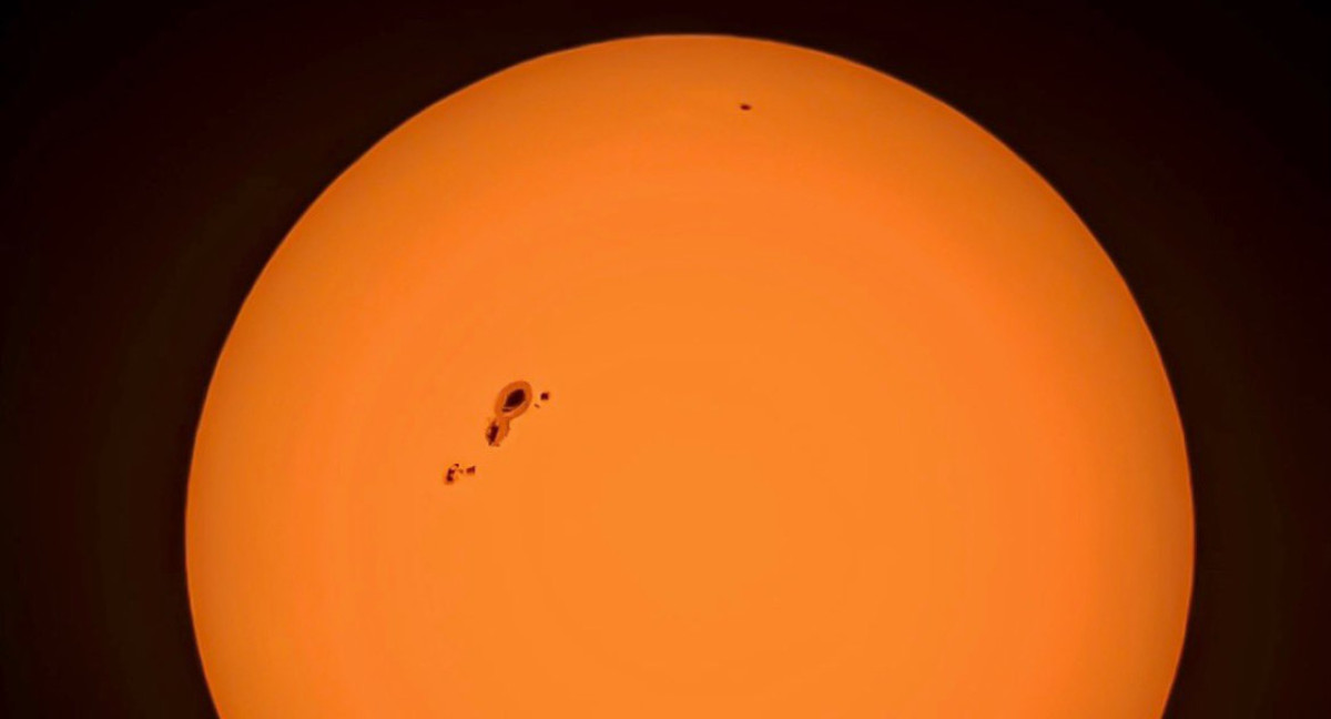 Manchas solares. Foto: X @nasa.