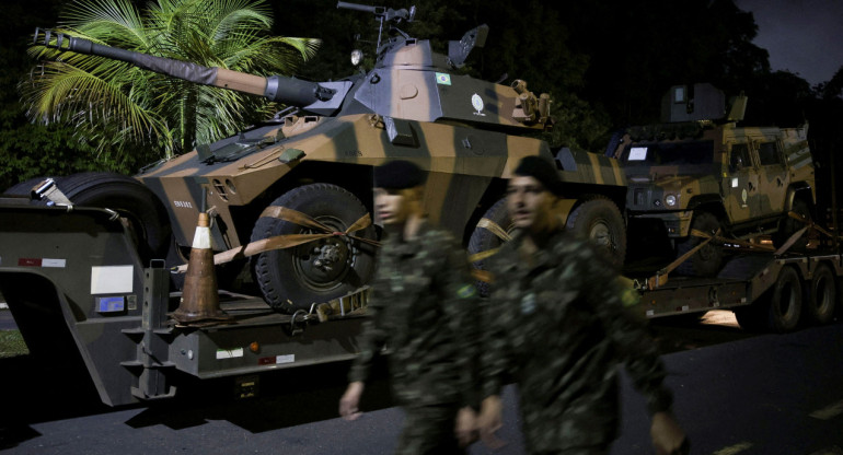 Presencia militar brasileña en el Esequibo para evitar el conflicto entre Venezuela y Guyana. Foto: Reuters.