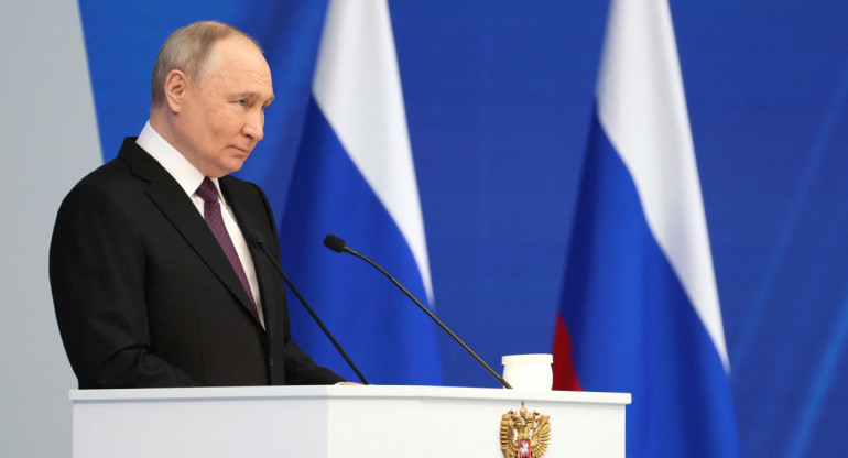 Vladimir Putin, presidente de Rusia. Foto: Reuters.