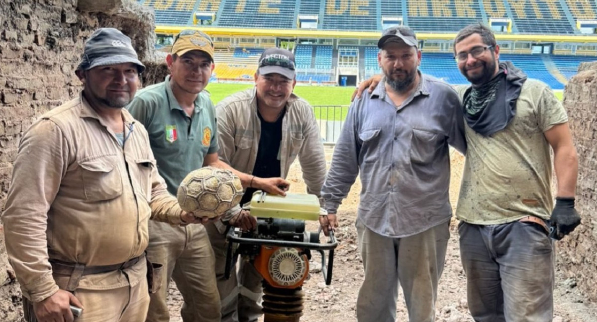 El descubrimiento en el Gigante de Arroyito. Foto: X @RosarioCentral