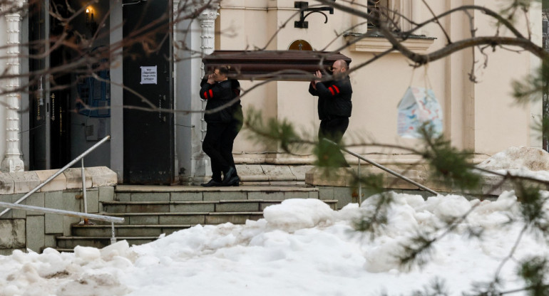 Funeral de Alexéi Navalny. Foto: Reuters