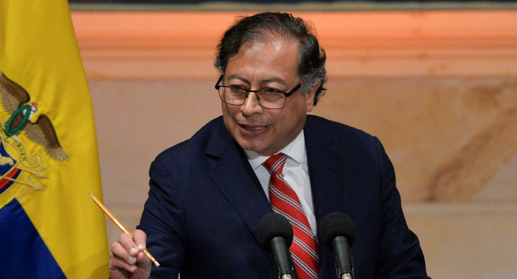 Gustavo Petro, presidente de Colombia. Foto: Reuters.