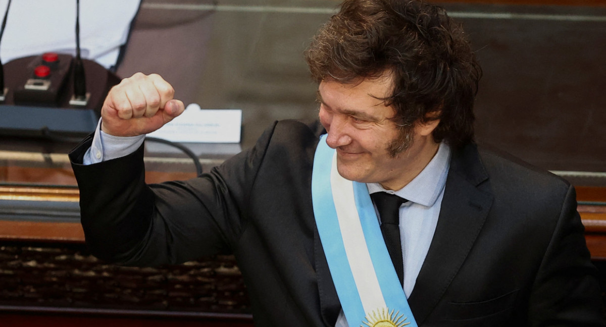 Javier Milei, apertura sesiones ordinarias. Foto: Reuters